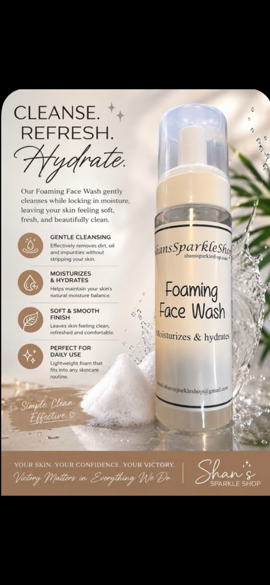 *FOAMING FACE WASH