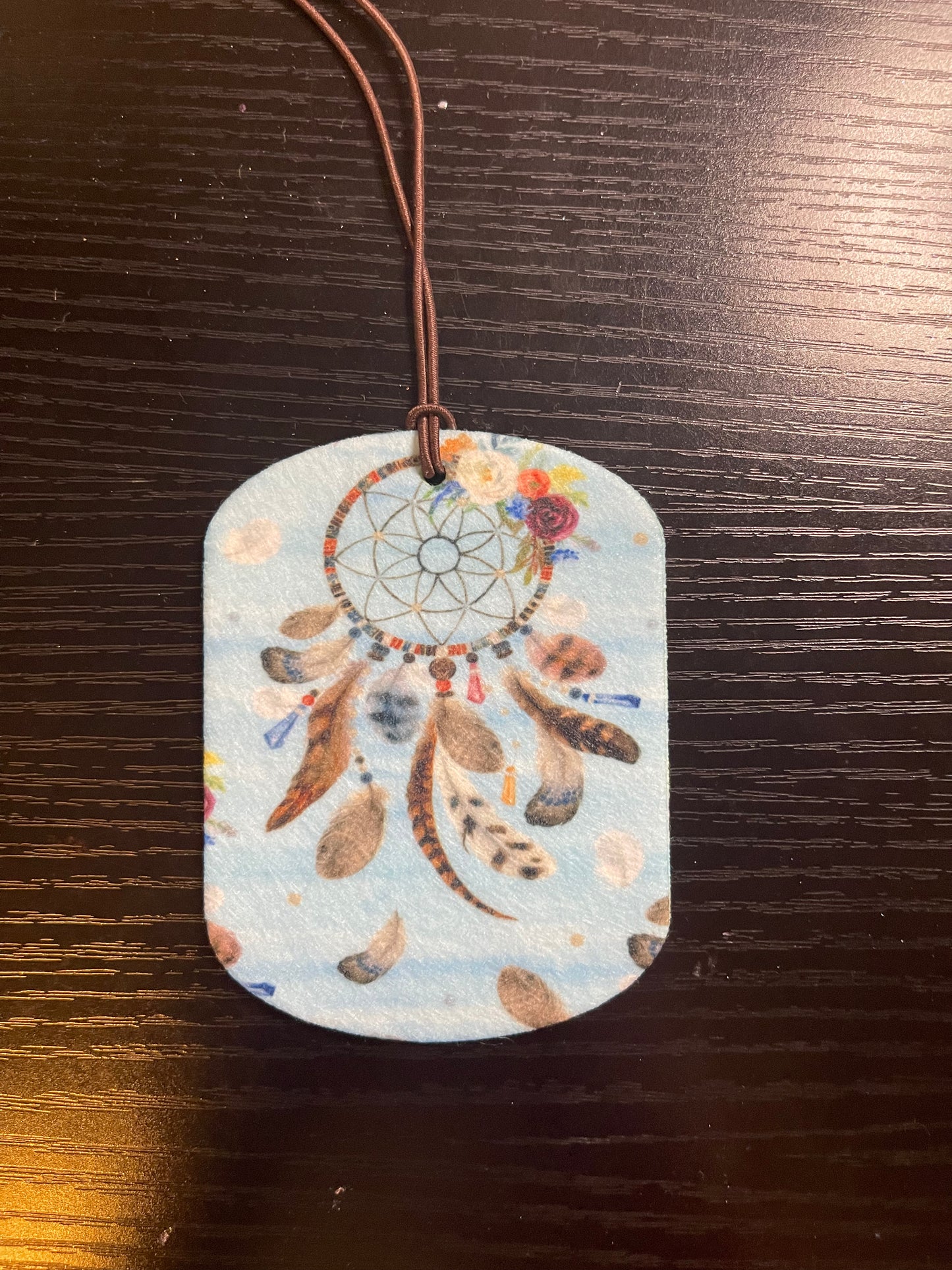 Sublimated air Fresheners for car