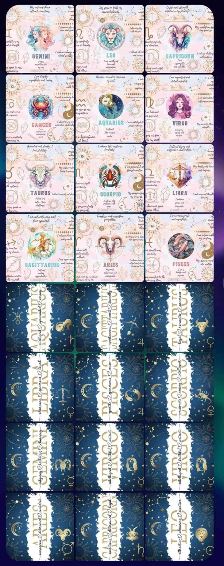 Zodiac designs