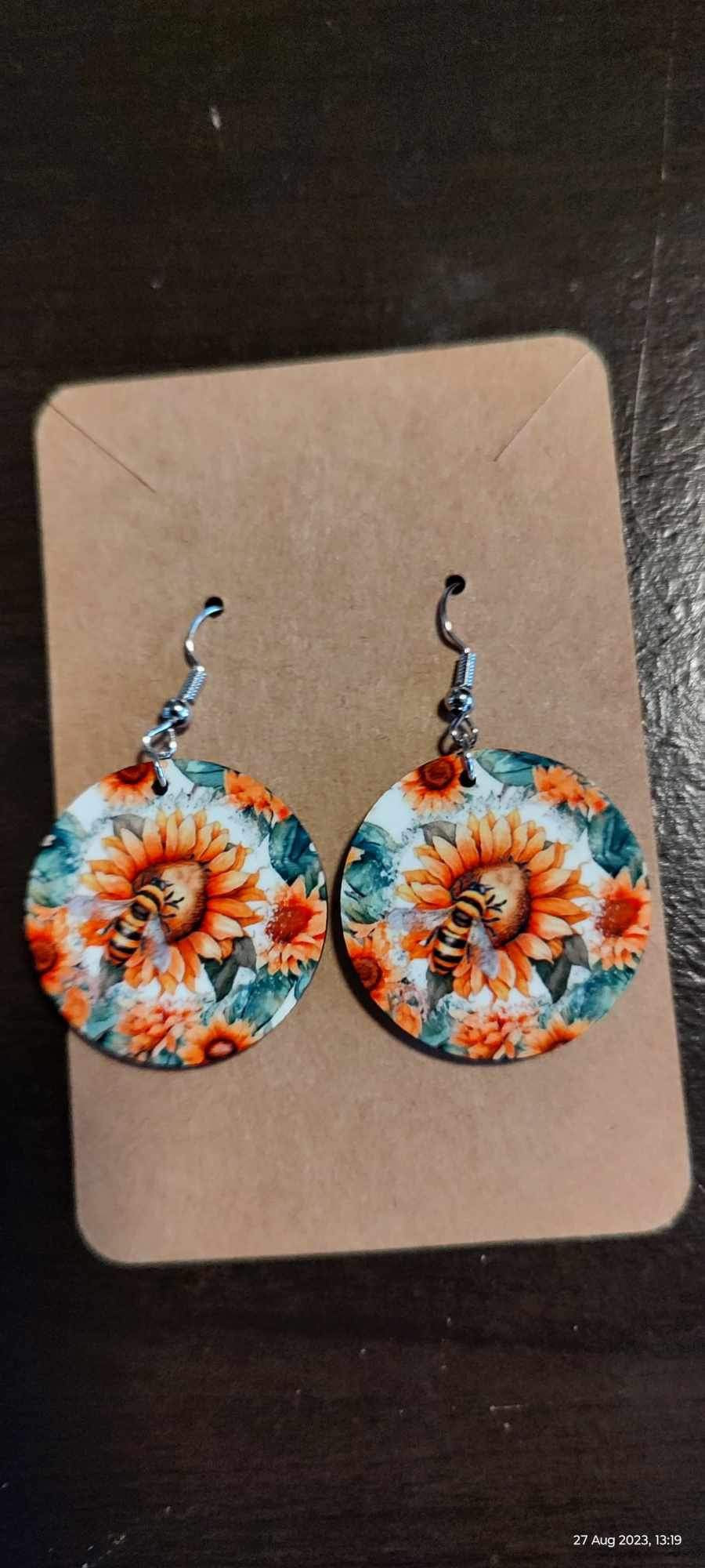 SUBLIMATED EARRINGS