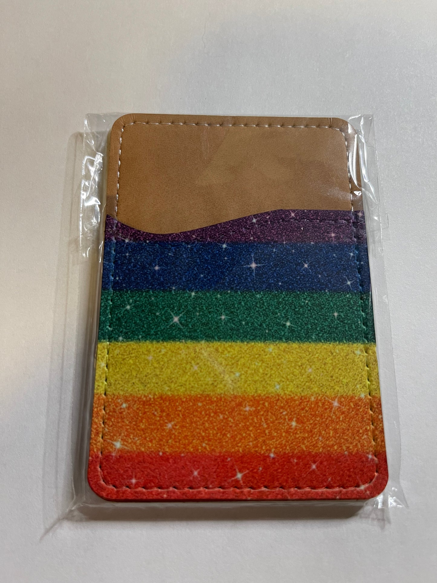 Phone wallet-rainbow