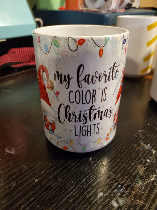 My favorite Christmas color.. 15oz mug